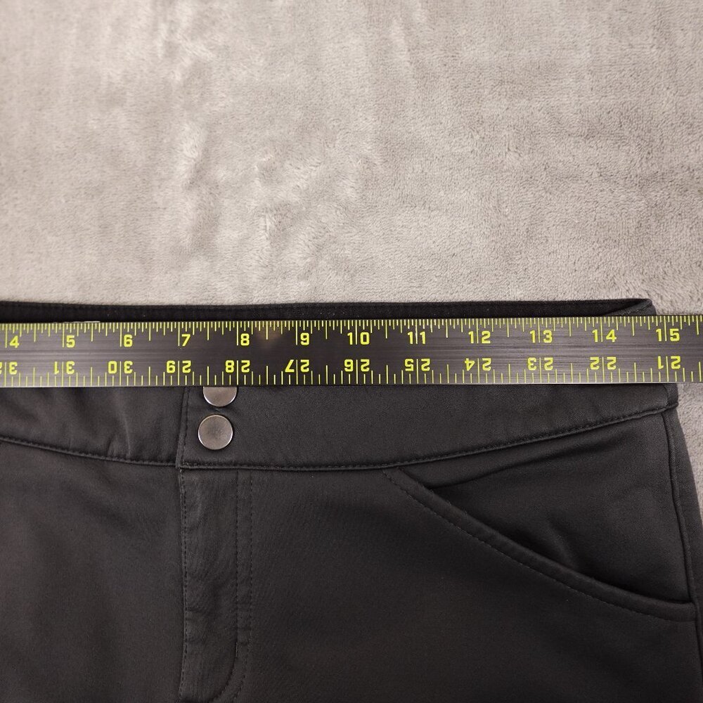 Lucy pants bootcut fleece activewear women's 2 dark gray drawstring waist - Picture 5 of 11